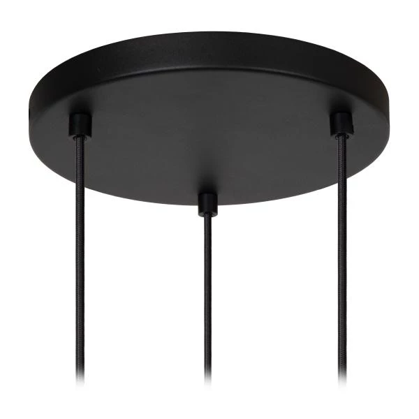 Lucide EVORA - Pendant light - Ø 25 cm - 3xGU10 - Black - detail 3